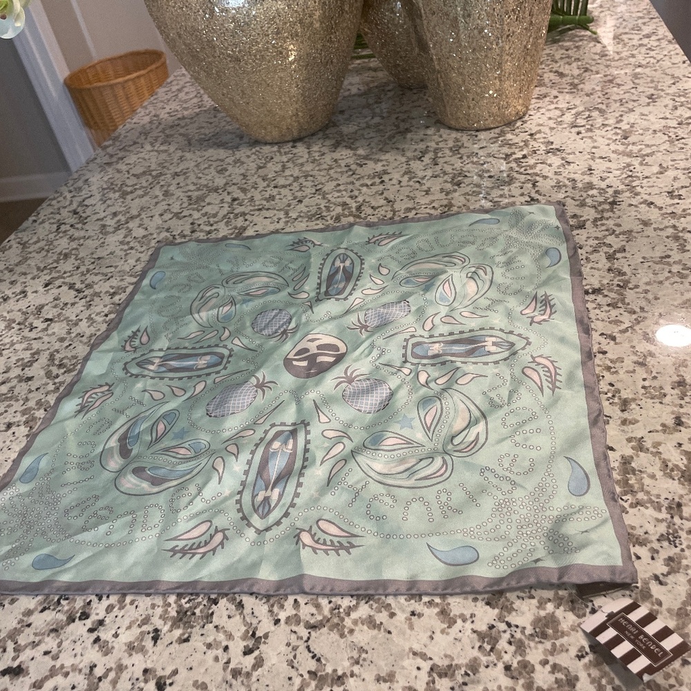 Henri Bendel Vintage Pastel Gastby Scarf